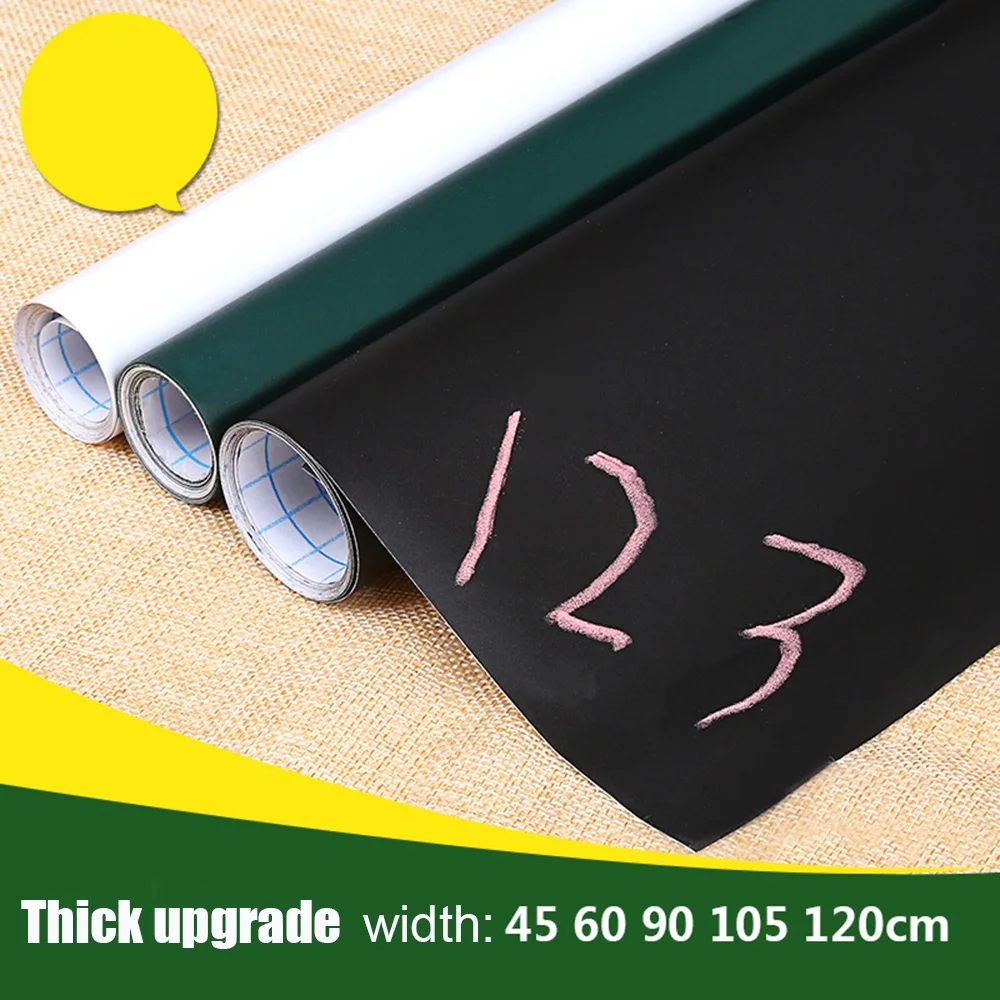 Removable Blackboard PVC Sticker Chalkboard Stickers Kids Room Vinyl Draw Decor Mural Decals Office School Supplies Git 5 chalks
Removable Blackboard PVC Sticker Chalkboard Stickers Kids Room Vinyl Draw Decor Mural Decals Office School Supplies Git 5 chalks