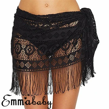 Women Beach Cover up Skirt women solid black Swim Short Wrap Sarong Beachwear skirt
Women Beach Cover up Skirt women solid black Swim Short Wrap Sarong Beachwear skirt