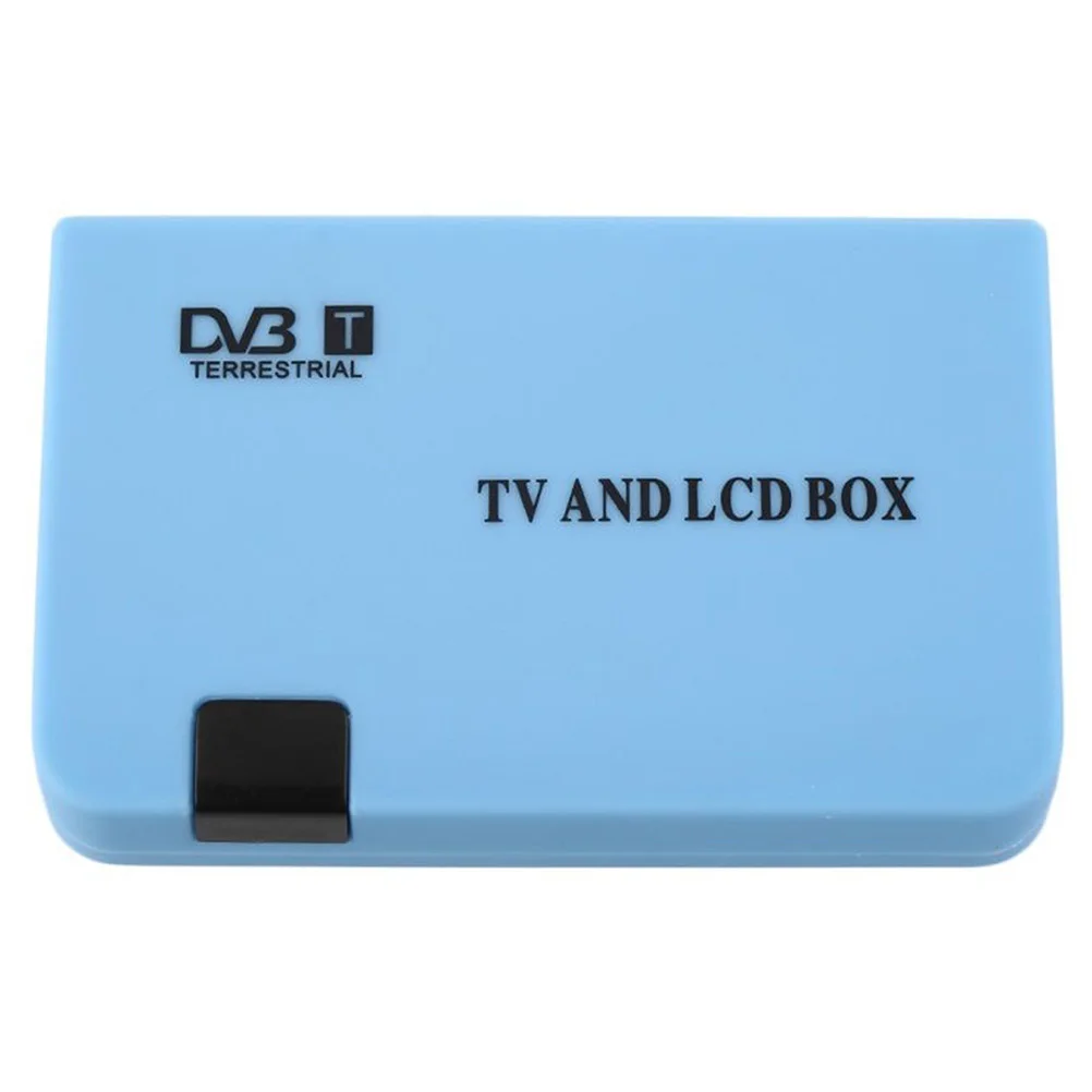 

Digital TV Box LCD VGA AV Tuner DVB-T Terrestrial Freeview Receiver with EU-plug Power Adapter