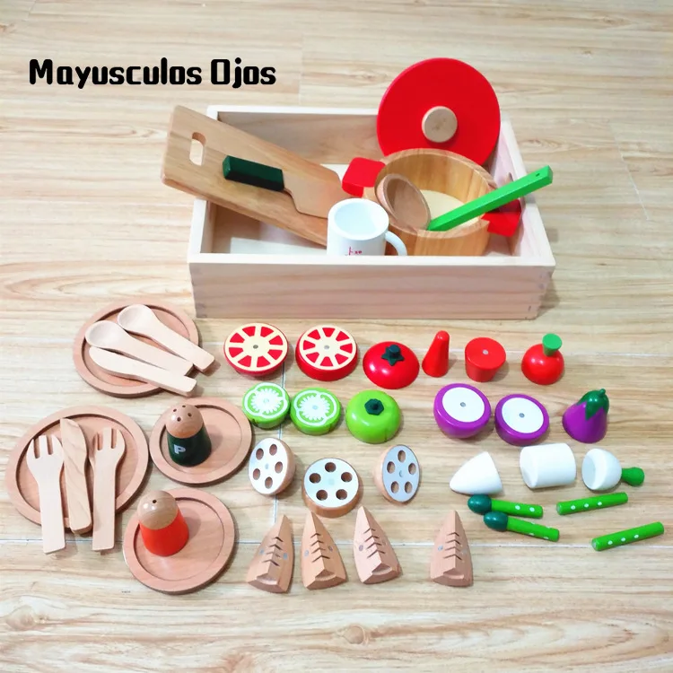 Children's House Wooden Magnet Cut To See Vegetables And Fruits Pots Cutlery Spoon Set Educational Toys
Children's House Wooden Magnet Cut To See Vegetables And Fruits Pots Cutlery Spoon Set Educational Toys