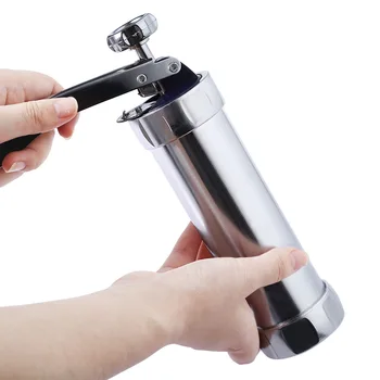 Press Biscuit Cookie Making Machine Cake Maker 20 Moulds 4 Nozzles / Kitchen Cooking Tools
Press Biscuit Cookie Making Machine Cake Maker 20 Moulds 4 Nozzles / Kitchen Cooking Tools