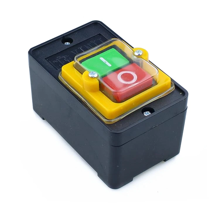 KAO-5H waterproof control push button switch 10A 250V 380V cutting machine rig drill switch 90*60*55mm
KAO-5H waterproof control push button switch 10A 250V 380V cutting machine rig drill switch 90*60*55mm