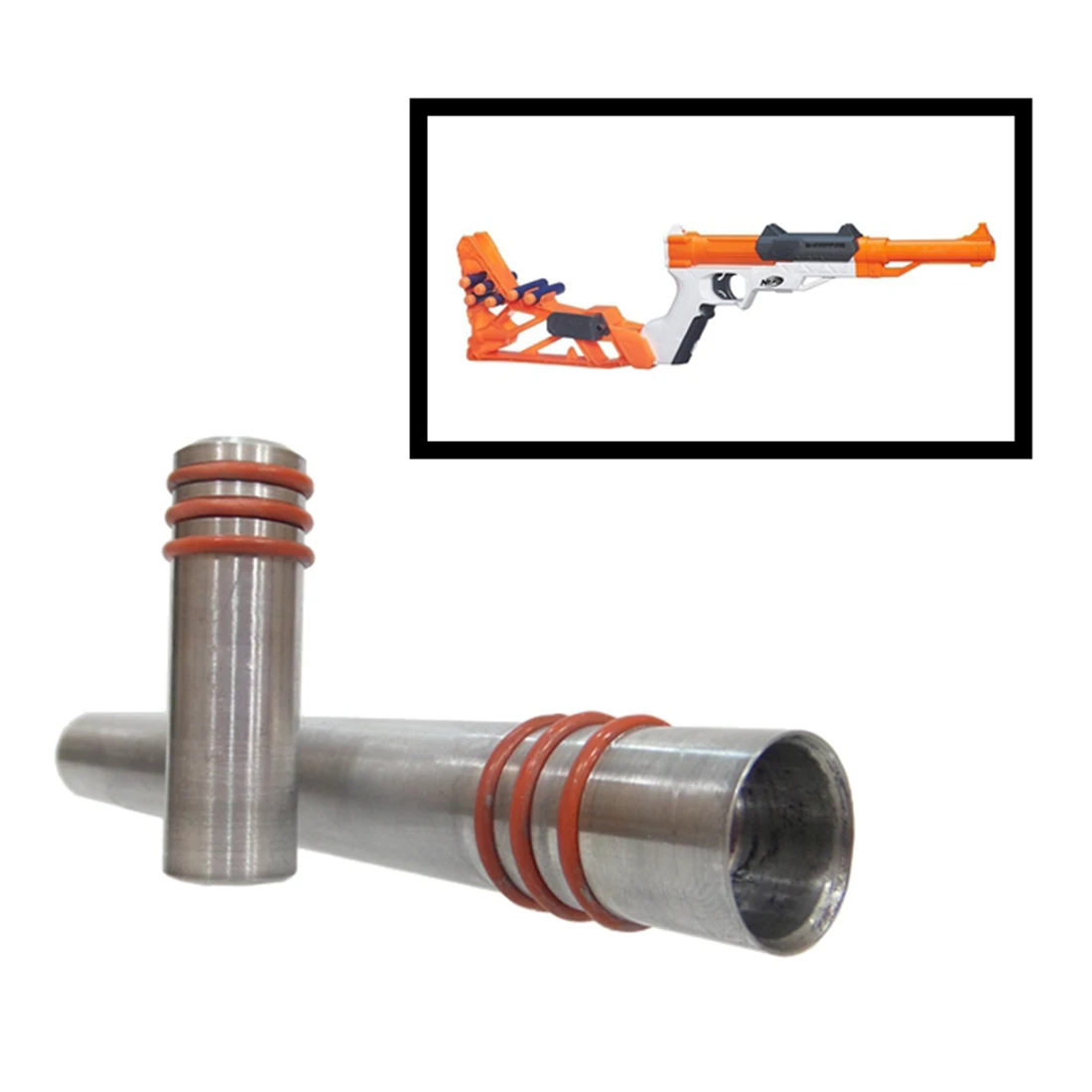 Changeable Short Dart Transformed Kit for Nerf N-Strike SharpFire Blaster - Silver
Changeable Short Dart Transformed Kit for Nerf N-Strike SharpFire Blaster - Silver