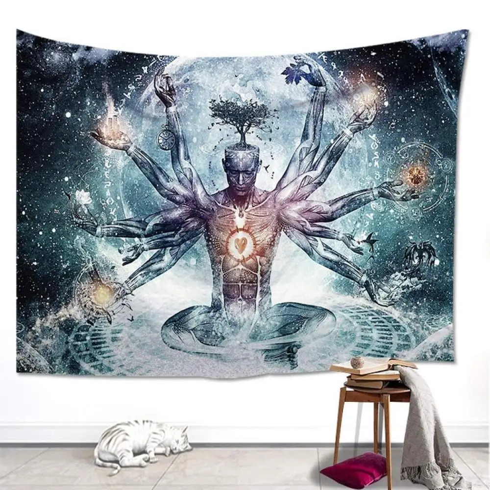 Creation Myth God Tapestry Thousand Hands Buddhist Sit Goddess Yoga Meditation Practice Decoration Mat
Creation Myth God Tapestry Thousand Hands Buddhist Sit Goddess Yoga Meditation Practice Decoration Mat