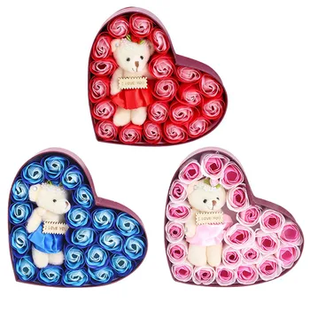 20pcs Rose Flower Soap Artificial Flora Scented Bath Soap with Bear Toy for Girls Lovers Birthday Valentines Day New Year Gifts
20pcs Rose Flower Soap Artificial Flora Scented Bath Soap with Bear Toy for Girls Lovers Birthday Valentines Day New Year Gifts