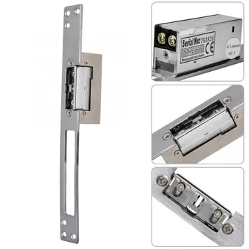 

DC 12V 0.2A Electric Magnetic Bolt Lock Intelligent Guard Cathode Strike Lock Double Unlock Mode Door Gate Access Control System