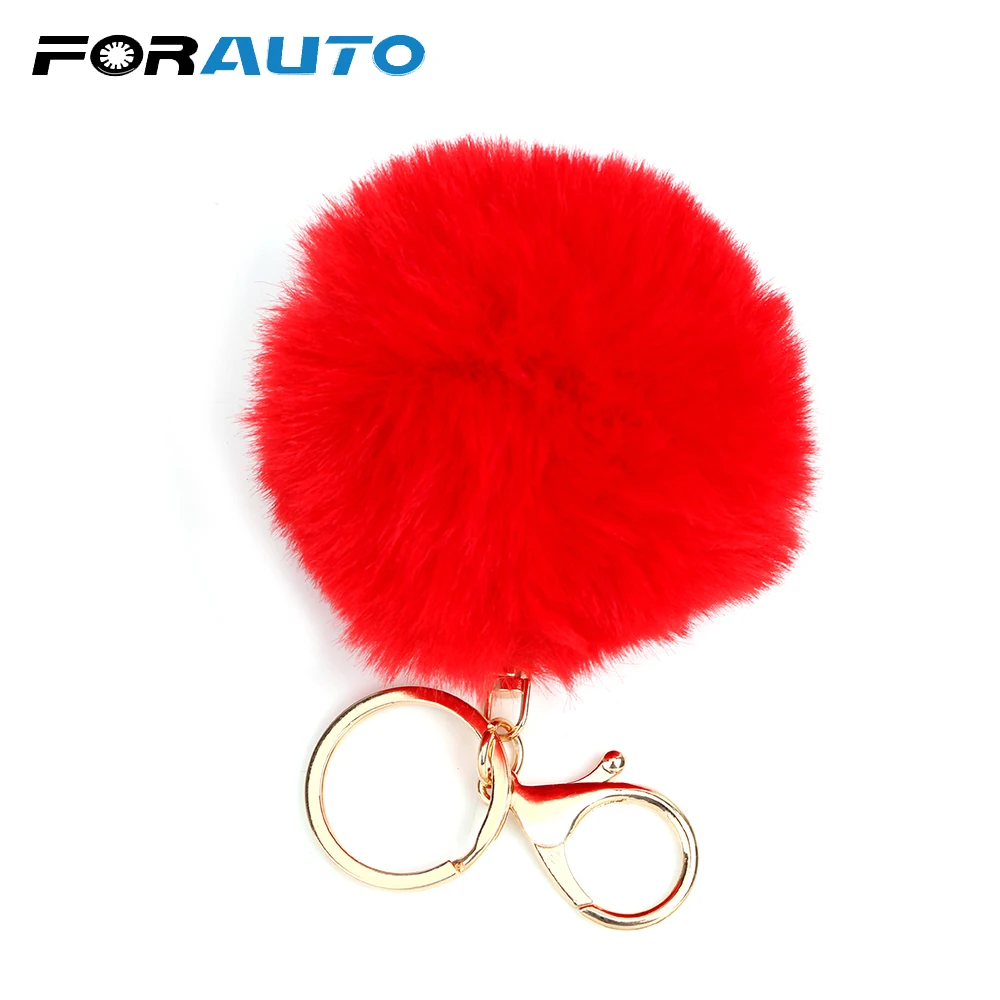 FORAUTO 8cm Rabbit Fur Car Keychain Plush Ball Key Chain Key Rings Keyring Car Ornaments Car-styling Auto Decorations
FORAUTO 8cm Rabbit Fur Car Keychain Plush Ball Key Chain Key Rings Keyring Car Ornaments Car-styling Auto Decorations