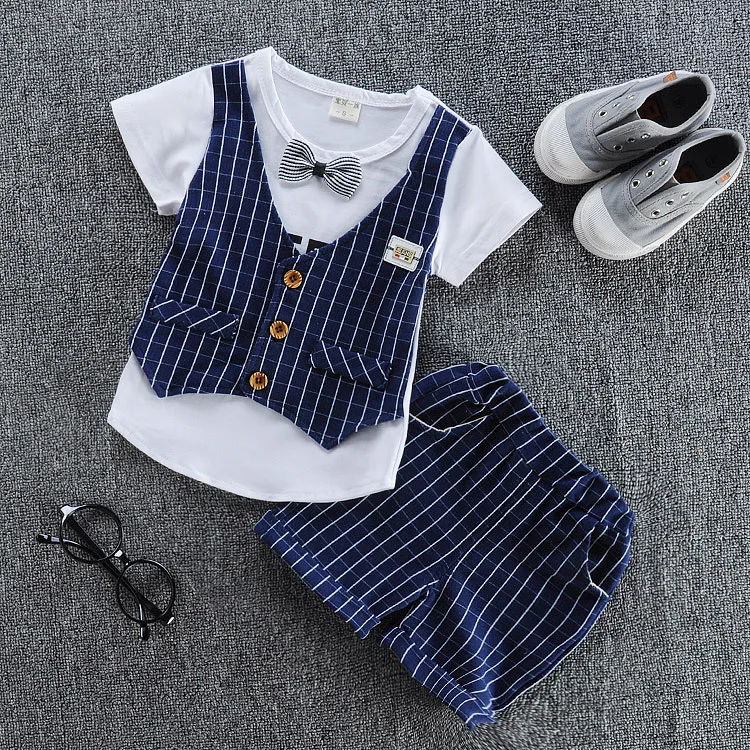 Summer Newborn Baby Boy Clothes Set 1 Year Birthday Christening Clothing Infant Baby Boys Formal Wedding Suits Sets T-shirt+Pant
Summer Newborn Baby Boy Clothes Set 1 Year Birthday Christening Clothing Infant Baby Boys Formal Wedding Suits Sets T-shirt+Pant