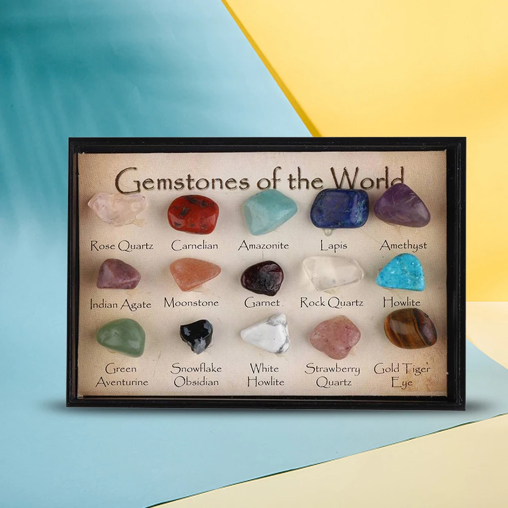 1 Pack Gemstone Rock Collection Mix Gems Crystals Natural Mineral Ore Specimens Gemstone with Box Home DIY Decor Ornaments
1 Pack Gemstone Rock Collection Mix Gems Crystals Natural Mineral Ore Specimens Gemstone with Box Home DIY Decor Ornaments