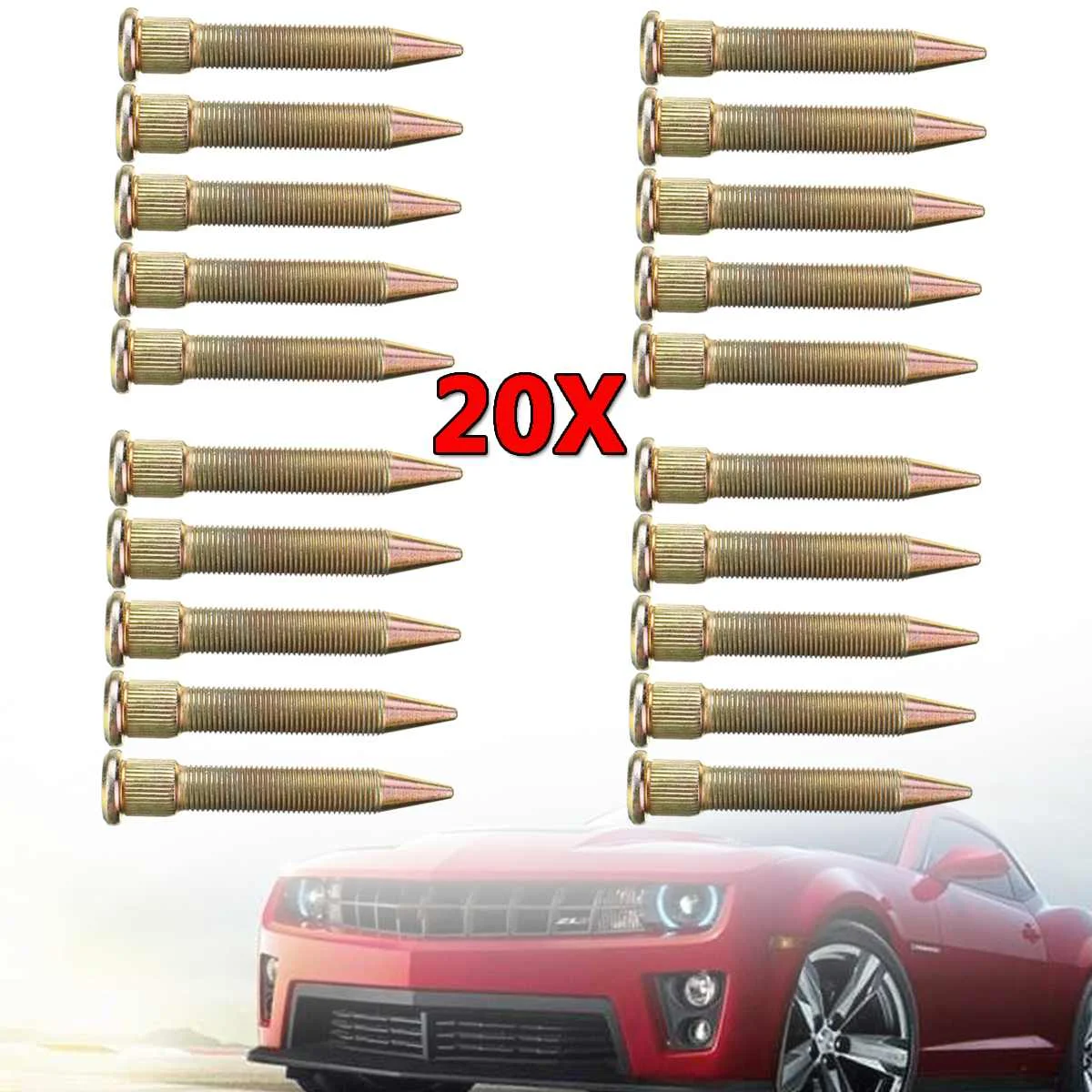 10/20/50 Pcs Universal Car M12X1.25 Wheel Studs 12M Extended Dracing Spiked Kit Car Extended Wheel Stud Bolts Kit Conversion
10/20/50 Pcs Universal Car M12X1.25 Wheel Studs 12M Extended Dracing Spiked Kit Car Extended Wheel Stud Bolts Kit Conversion
