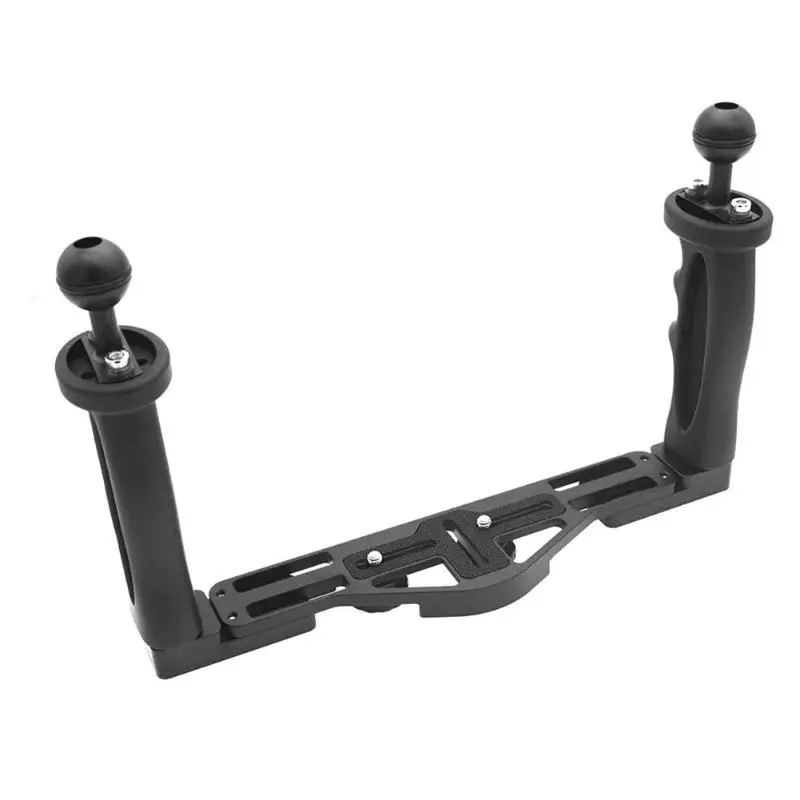 VODOOL Dual Handheld Stabilizer Diving Underwater Camera Housings Tray Grip with Double Handle for Dome Port Waterproof Case New
VODOOL Dual Handheld Stabilizer Diving Underwater Camera Housings Tray Grip with Double Handle for Dome Port Waterproof Case New