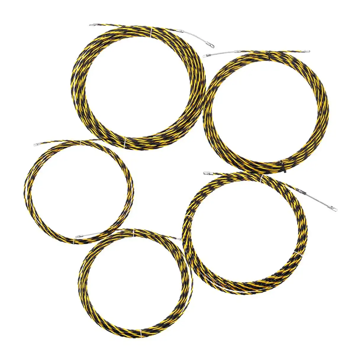 5/10/15/20/25/30mx6mm Electrician Wire Cable Threading Device Wire Cable Running Puller Electrical Wires Threader Rodder Pulling
5/10/15/20/25/30mx6mm Electrician Wire Cable Threading Device Wire Cable Running Puller Electrical Wires Threader Rodder Pulling