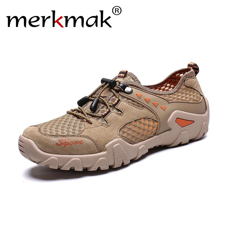 Merkmak Men Hiking Shoes Breathable Lace up Nonslip Men Outdoor Trekking Sneaker Wear resistant Hiking Sandals Big Size Footwear
Merkmak Men Hiking Shoes Breathable Lace up Nonslip Men Outdoor Trekking Sneaker Wear resistant Hiking Sandals Big Size Footwear