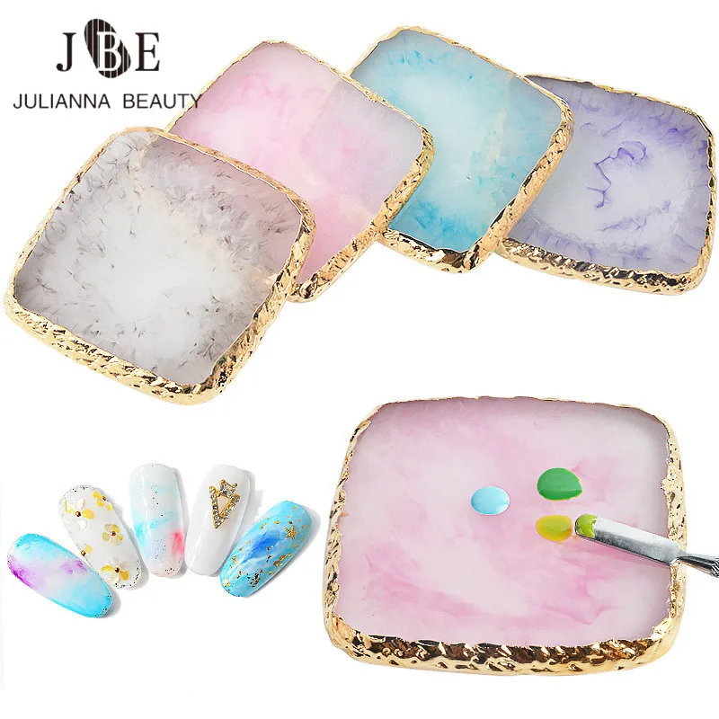 6 Colors Resin Nail Art Polish Palette Paint Drawing Color Dish Manicure Pedicure Display Board Nail DIY Make Up Palette Tools 
6 Colors Resin Nail Art Polish Palette Paint Drawing Color Dish Manicure Pedicure Display Board Nail DIY Make Up Palette Tools