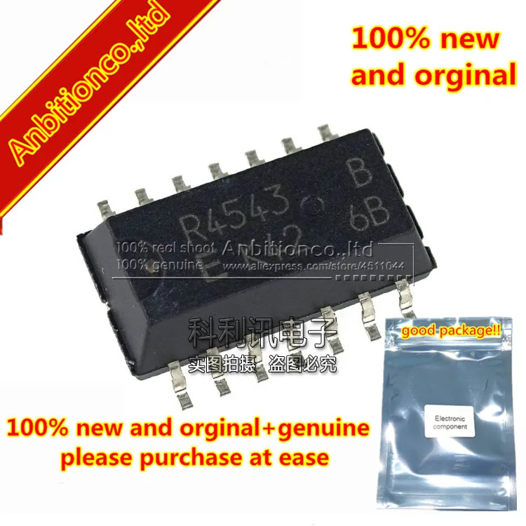 2pcs 100% new and orgina RTC-4543SA-B Silk screen R4543 SERIAL-INTERFACE REAL TIME CLOCK MODULE SOP14 in stock
2pcs 100% new and orgina RTC-4543SA-B Silk screen R4543 SERIAL-INTERFACE REAL TIME CLOCK MODULE SOP14 in stock
