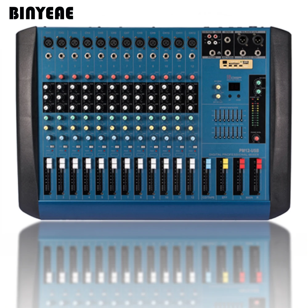Free Shipping!! 700 Watt RMS PM12 Professional Power Audio DJ Mixer 12 Channel Mixing Console Mezcladora De DJ
Free Shipping!! 700 Watt RMS PM12 Professional Power Audio DJ Mixer 12 Channel Mixing Console Mezcladora De DJ