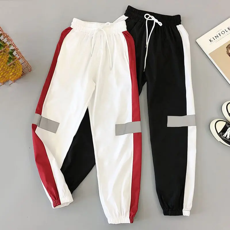 BF Style Black Trousers Women Summer Splice Pockets Thin Streetwear Cool Girl Fashion Harajuku Hip Hop Pants Kpop Ankle Length
BF Style Black Trousers Women Summer Splice Pockets Thin Streetwear Cool Girl Fashion Harajuku Hip Hop Pants Kpop Ankle Length