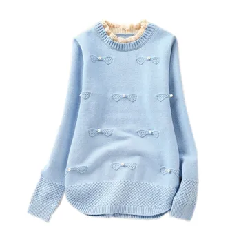 Kids & Teenager girls pearl knitted pullover sweater children fashion casual fall winter solid sweater clothes 4 6 8 10 12 14 Y
Kids & Teenager girls pearl knitted pullover sweater children fashion casual fall winter solid sweater clothes 4 6 8 10 12 14 Y