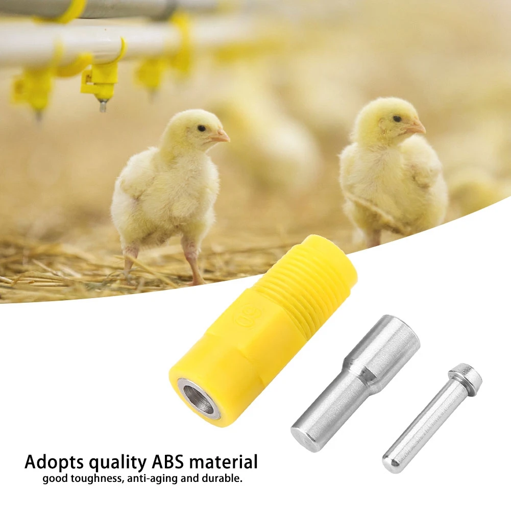 High Quality 10pcs/Set Automatic Chicken Drinking Dispenser Water Feeding Device Stainless Steel Nipple
High Quality 10pcs/Set Automatic Chicken Drinking Dispenser Water Feeding Device Stainless Steel Nipple