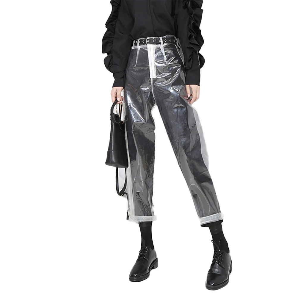 Fashion Pants Women Transparent High Waist Wide Leg Straight Pants 2019 New Summer Casual Trousers Female
Fashion Pants Women Transparent High Waist Wide Leg Straight Pants 2019 New Summer Casual Trousers Female