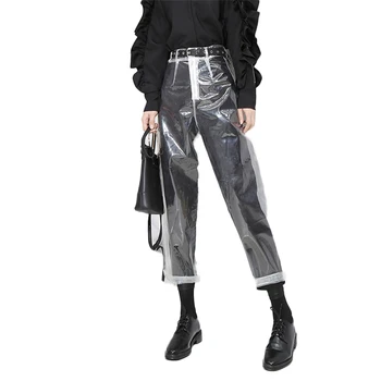 Fashion Pants Women Transparent High Waist Wide Leg Straight Pants 2019 New Summer Casual Trousers Female
Fashion Pants Women Transparent High Waist Wide Leg Straight Pants 2019 New Summer Casual Trousers Female