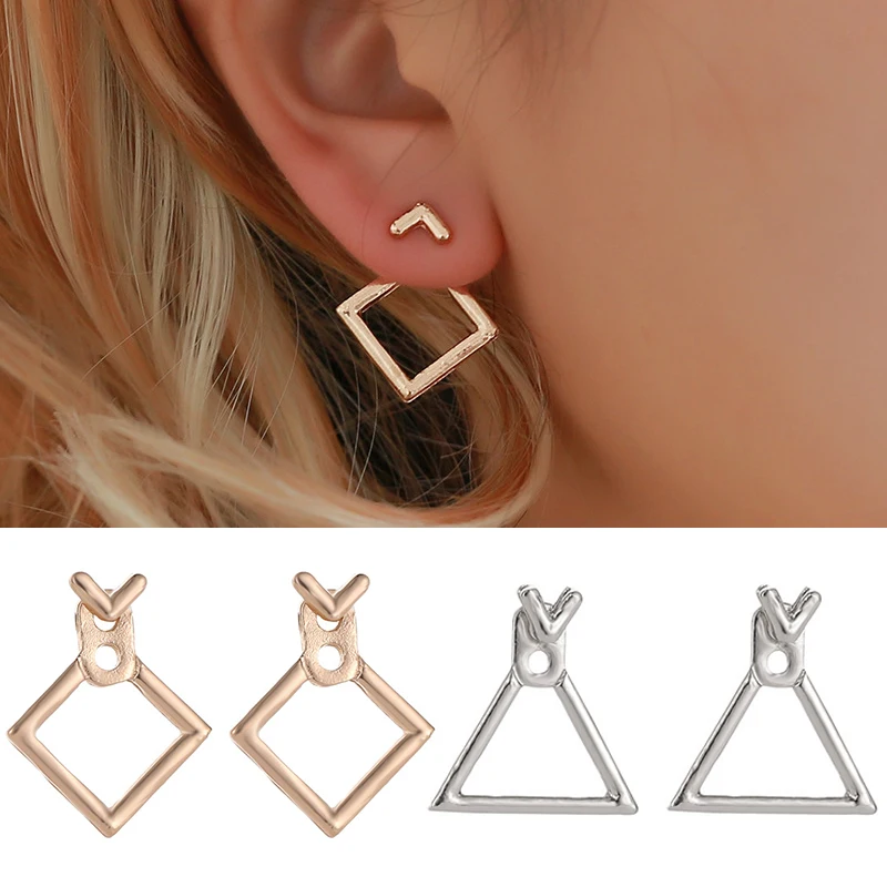 Simple Stud Earrings Creative Geometric Metal Triangle Hollow Out Fashion Silver Women Wedding 1Pair Square Minimalist Golden
Simple Stud Earrings Creative Geometric Metal Triangle Hollow Out Fashion Silver Women Wedding 1Pair Square Minimalist Golden