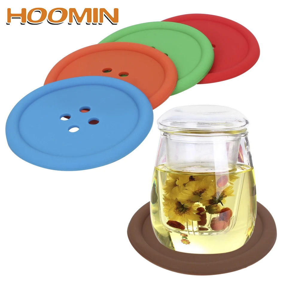 HOOMIN Placemats Silicone Buttons Cup Pad 5Pcs/Set Heat Resistant Coaster Kitchen Tool Table Decoration Gadgets
HOOMIN Placemats Silicone Buttons Cup Pad 5Pcs/Set Heat Resistant Coaster Kitchen Tool Table Decoration Gadgets