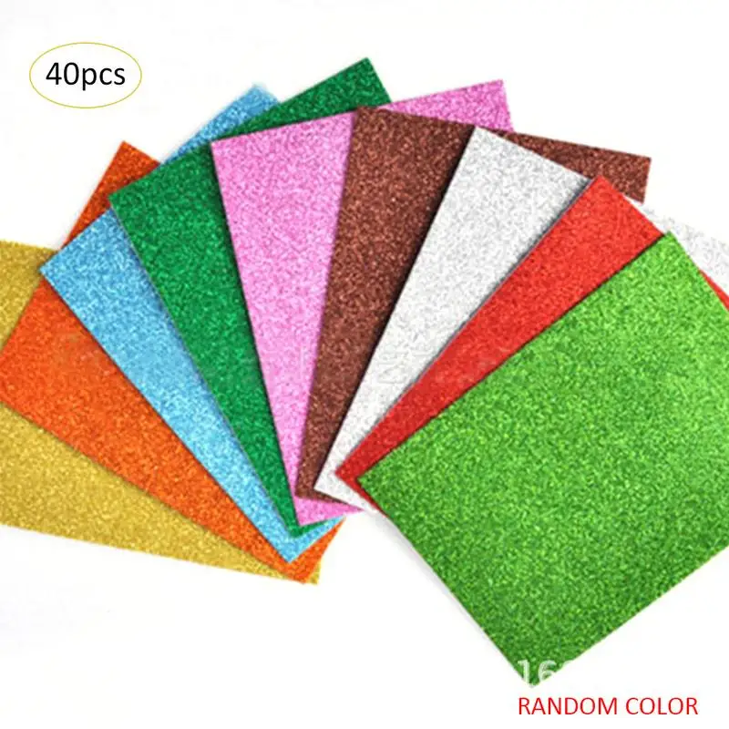 40pcs Glitter Powder Felt Non-woven Fabric Manual Pull Flower Material Color Onion Powder Felt Cloth DIY Handicrafts Material
40pcs Glitter Powder Felt Non-woven Fabric Manual Pull Flower Material Color Onion Powder Felt Cloth DIY Handicrafts Material
