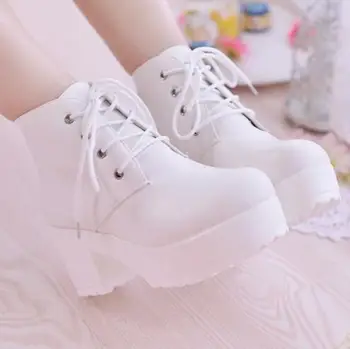 New Anime Black Butler Ciel Phantomhive Cosplay Shoes Lace-up High Heels Cosplay Shoes for Women/Men White and Black Size
New Anime Black Butler Ciel Phantomhive Cosplay Shoes Lace-up High Heels Cosplay Shoes for Women/Men White and Black Size