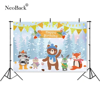 Thin Vinyl happy birthday snow bear fox kids baby children Photography studio Backgrounds professional indoor Photo Backdrop
Thin Vinyl happy birthday snow bear fox kids baby children Photography studio Backgrounds professional indoor Photo Backdrop
