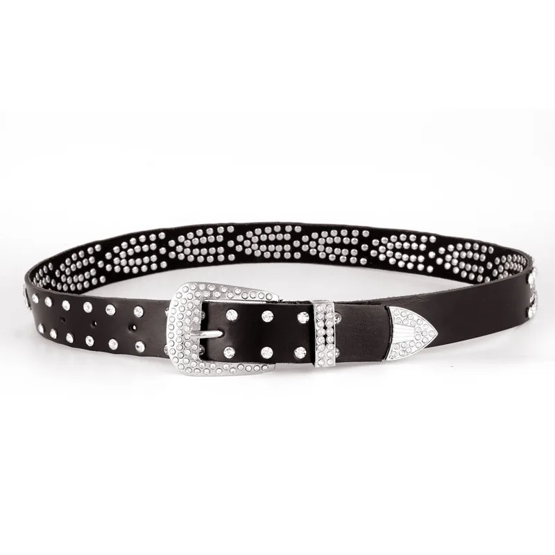 Genuine Leather Rivet Inlay Ancient Belt For Women Fashion Rhinestone Belts For Women Luxury Brands Leather Belt Female
Genuine Leather Rivet Inlay Ancient Belt For Women Fashion Rhinestone Belts For Women Luxury Brands Leather Belt Female