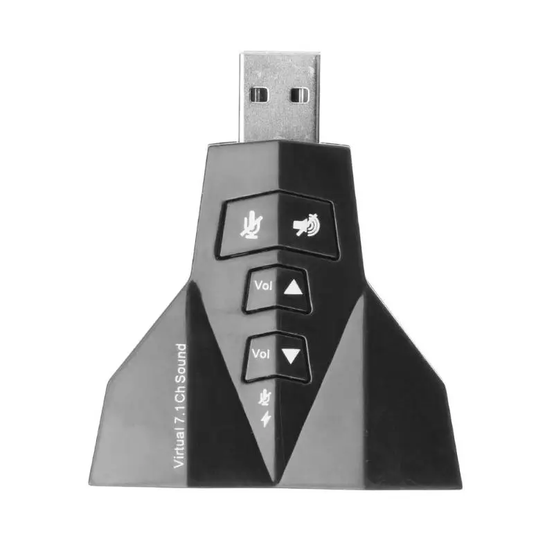ALLOYSEED USB 2.0 Dual Microphone Headset 3D Audio Card Sound Card Virtual 7.1 CH Converter for CD, MP3, TV, recorder
ALLOYSEED USB 2.0 Dual Microphone Headset 3D Audio Card Sound Card Virtual 7.1 CH Converter for CD, MP3, TV, recorder