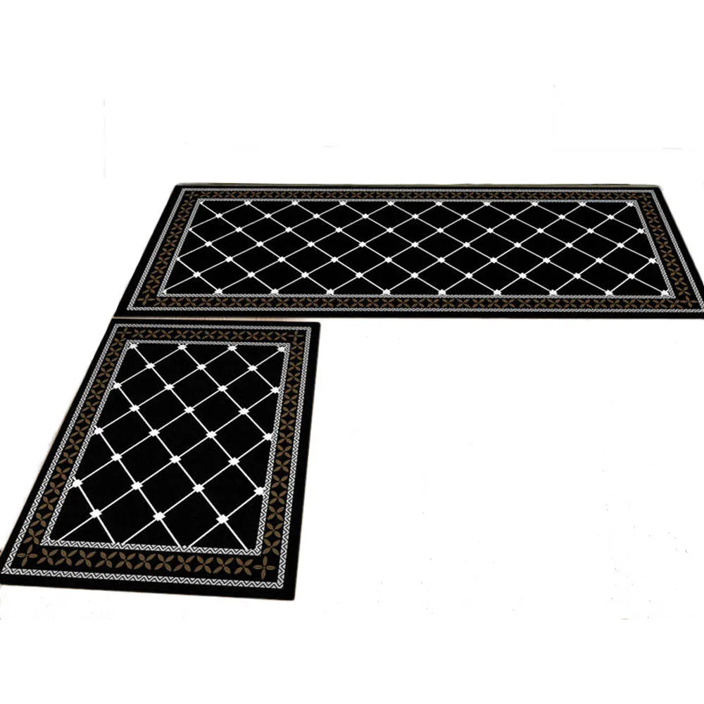 Non-slip Modern Grid Home Kitchen Mat Pad Dining Room Table Black Floor Carpet Outdoor Hallway Porch Corridor Area Rug
Non-slip Modern Grid Home Kitchen Mat Pad Dining Room Table Black Floor Carpet Outdoor Hallway Porch Corridor Area Rug