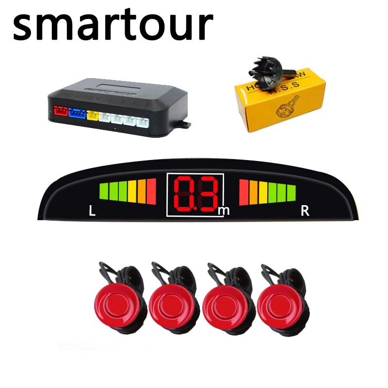 Smartour Car Parking Sensor Kit Monitor Reverse Backup Radar 3 in 1 Sound Alert Indicator Probe System 12V Black White Silver
Smartour Car Parking Sensor Kit Monitor Reverse Backup Radar 3 in 1 Sound Alert Indicator Probe System 12V Black White Silver