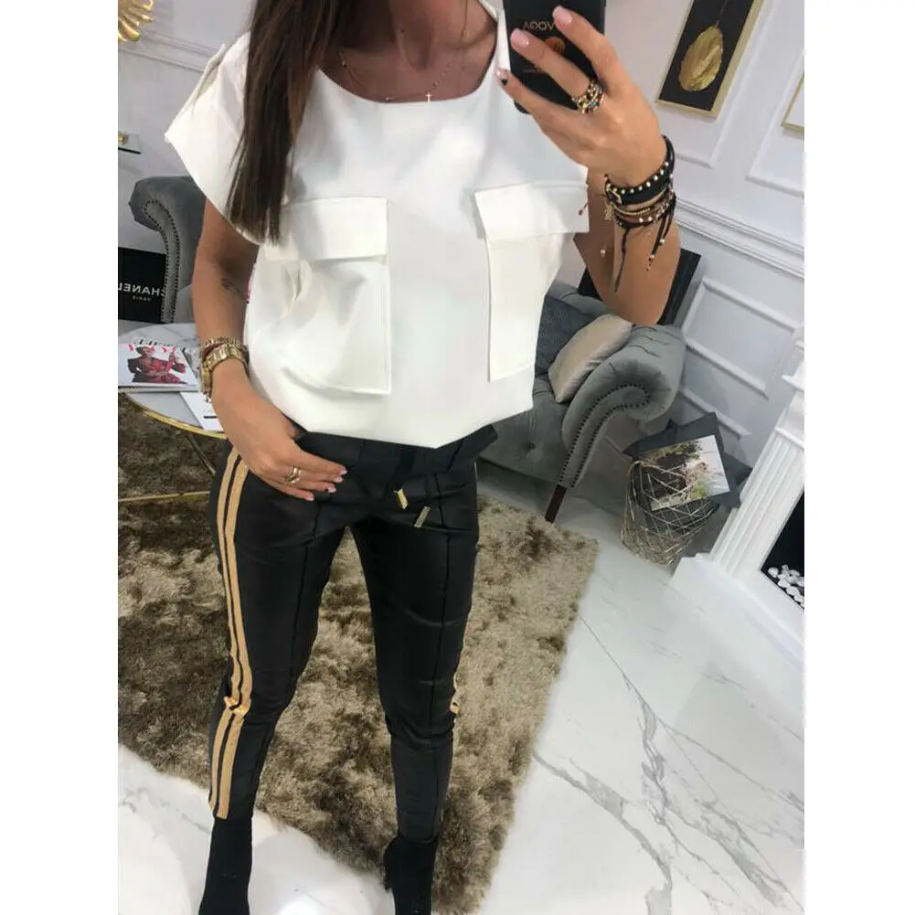 Women T Shirt Summer Tops Female Clothing Fashion Chiffon Short Sleeve T-shirt Round Neck Plus Short Sleeve White T-Shirt
Women T Shirt Summer Tops Female Clothing Fashion Chiffon Short Sleeve T-shirt Round Neck Plus Short Sleeve White T-Shirt