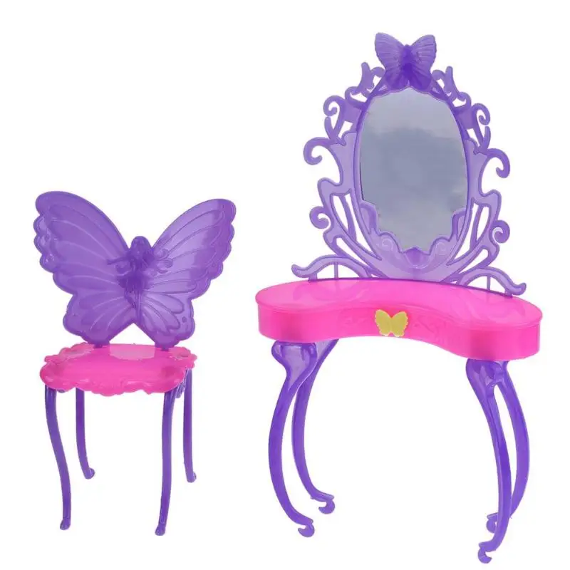Miniature Dressing Table Dressing Table Chair Accessories and Chair Set For Dolls Furniture Toy
Miniature Dressing Table Dressing Table Chair Accessories and Chair Set For Dolls Furniture Toy