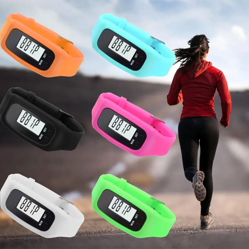 Digital LCD Display Silicone Pedometer Run Step Walking Running Distance Calorie Counter Wrist Women & Men Sport Watch Bracelet
Digital LCD Display Silicone Pedometer Run Step Walking Running Distance Calorie Counter Wrist Women & Men Sport Watch Bracelet