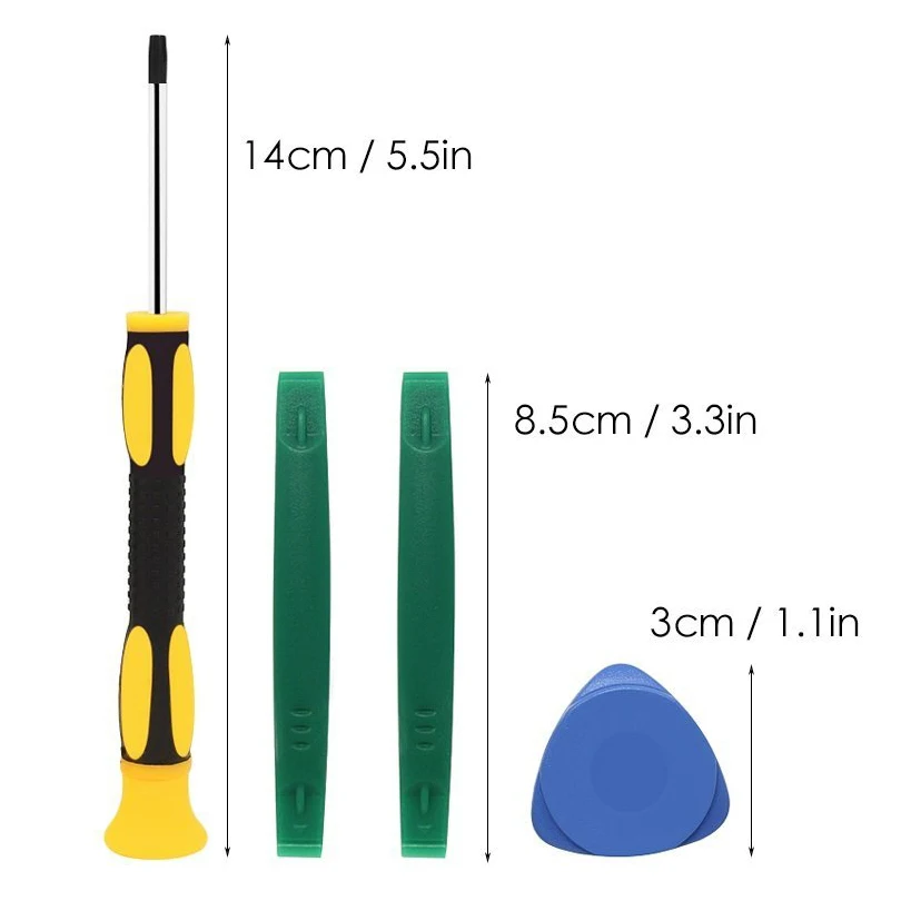 Screwdriver Set for Xbox One Xbox 360 Controller PS3 PS4 Safe Prying Tool and Cleaning Brush New Best
Screwdriver Set for Xbox One Xbox 360 Controller PS3 PS4 Safe Prying Tool and Cleaning Brush New Best