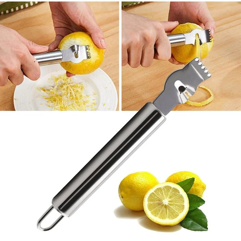 2PCS/Set Stainless Steel Lemon Orange Peeler Fruit Zesters Citrus Scraper Kitchen Fruit Peeler Tools For Home Kitchen Gadgets
2PCS/Set Stainless Steel Lemon Orange Peeler Fruit Zesters Citrus Scraper Kitchen Fruit Peeler Tools For Home Kitchen Gadgets