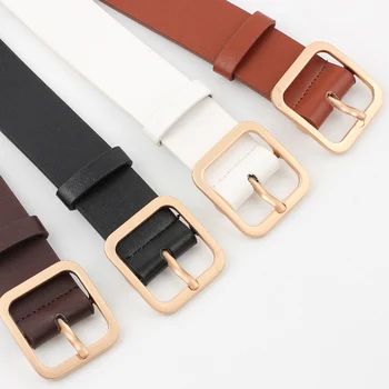 Silver & Gold Square Pin Buckle Belt for women 2019 Hot fashion PU leather women belt Wide belt Female Belts Lady jeans girdle
Silver & Gold Square Pin Buckle Belt for women 2019 Hot fashion PU leather women belt Wide belt Female Belts Lady jeans girdle