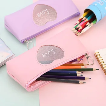 Cute Love Pencil Case Creative Laser Pen Case Kawaii Pencil Pouch For Girls Gifts Back To School Office Supplies Stationery
Cute Love Pencil Case Creative Laser Pen Case Kawaii Pencil Pouch For Girls Gifts Back To School Office Supplies Stationery
