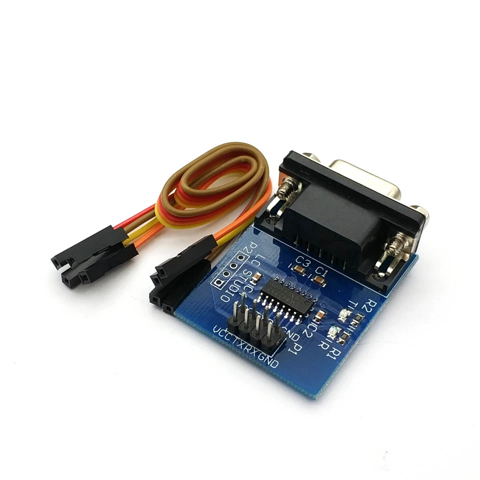 MAX3232 RS232 to TTL Serial Port Converter Module DB9 Connector MAX232
MAX3232 RS232 to TTL Serial Port Converter Module DB9 Connector MAX232