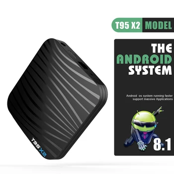 T95X2 Android 8.1 TV BOX Amlogic S905X2 Quad Core Set-Top Box With Wifi 100M 4K Bluetooth T95X2 Smart TV Box Media Player 
T95X2 Android 8.1 TV BOX Amlogic S905X2 Quad Core Set-Top Box With Wifi 100M 4K Bluetooth T95X2 Smart TV Box Media Player