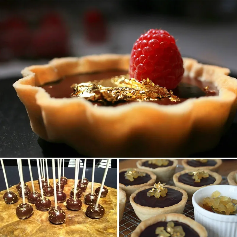 10pcs/set Gold foil paper cake decor tools 10 Sheets Gold Foil Leaf 99cm+ 24K Food Cake Decor Edible Face Beauty Gilding
10pcs/set Gold foil paper cake decor tools 10 Sheets Gold Foil Leaf 99cm+ 24K Food Cake Decor Edible Face Beauty Gilding