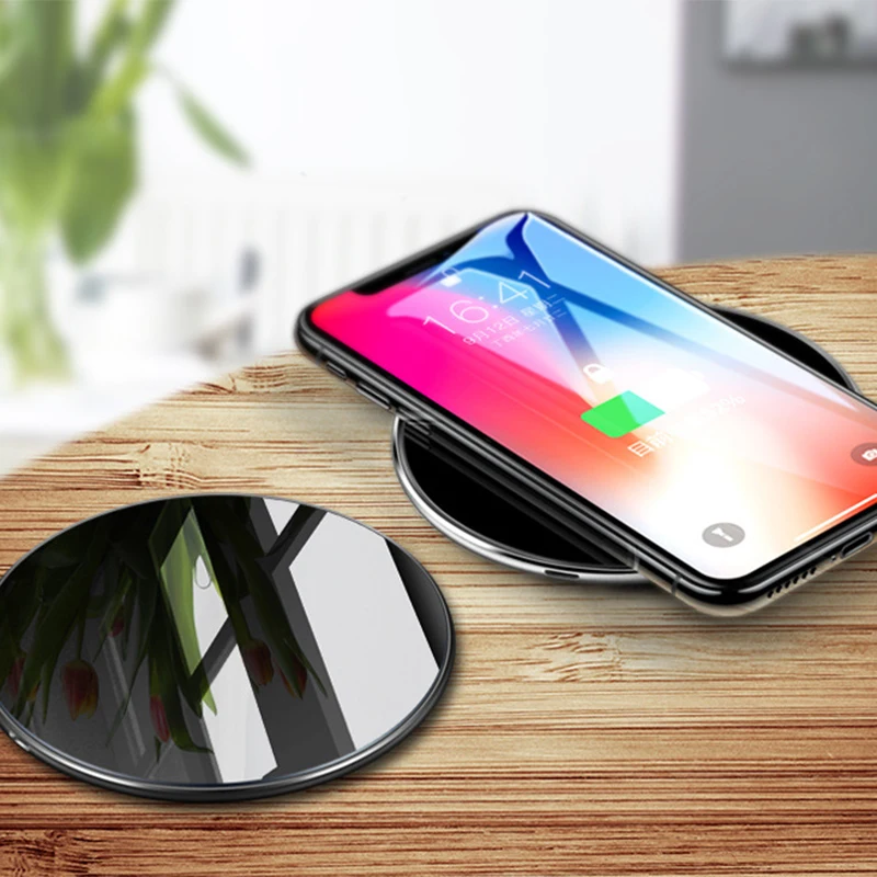 Wireless Charger Pad,Wireless Charging Pad, Power Charger 5W Compatible iPhoneX/XS/XR/XS Max/8/8+,Galaxy Note 7,8,/Edge/S7,S8
Wireless Charger Pad,Wireless Charging Pad, Power Charger 5W Compatible iPhoneX/XS/XR/XS Max/8/8+,Galaxy Note 7,8,/Edge/S7,S8