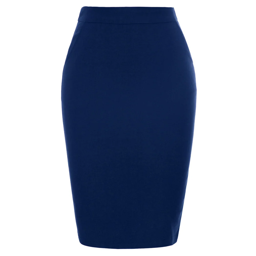 KK Women business skirt Solid Color Stretchy Back Split Hips-wrapped elegant retro classic pencil fit Bodycon Skirt With Pockets
KK Women business skirt Solid Color Stretchy Back Split Hips-wrapped elegant retro classic pencil fit Bodycon Skirt With Pockets