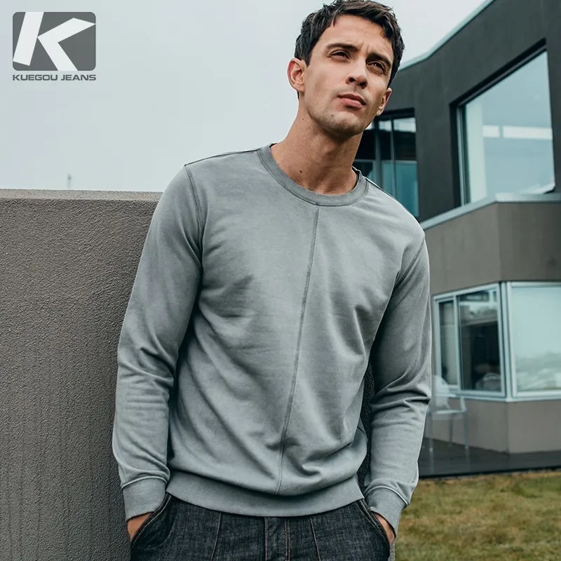 Autumn Men Sweatshirt Cotton Solid Gray Color Pullovers For Man Casual Slim Fit Clothes 2018 New Male Wear Tops Tracksuits 1519
Autumn Men Sweatshirt Cotton Solid Gray Color Pullovers For Man Casual Slim Fit Clothes 2018 New Male Wear Tops Tracksuits 1519