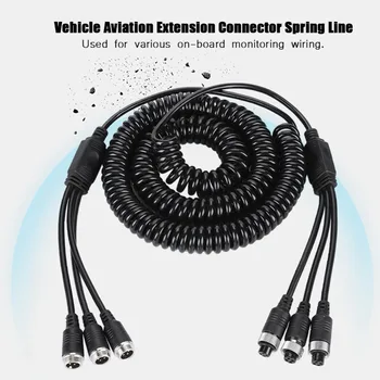 Copper Waterproof Vehicle Aviation Extension Connector Spring Cable Line Head Interface 5m Hot Sale
Copper Waterproof Vehicle Aviation Extension Connector Spring Cable Line Head Interface 5m Hot Sale