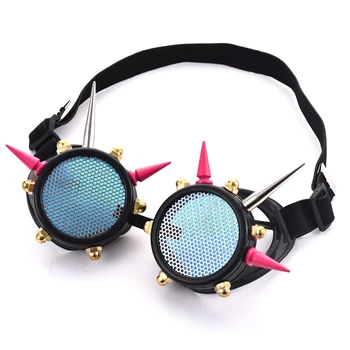 Men/Women Victorian Retro Rivet Goggle Gothic Cosplay Steampunk Goggles Spikes Glasses Welding Punk Eyewear
Men/Women Victorian Retro Rivet Goggle Gothic Cosplay Steampunk Goggles Spikes Glasses Welding Punk Eyewear