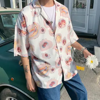 Summer New Dress Shirt Men Fashion Print Casual Hawaiian Shirt Man Streetwear Trend Wild Hip Hop Loose Short-sleeved Shirt M-5XL
Summer New Dress Shirt Men Fashion Print Casual Hawaiian Shirt Man Streetwear Trend Wild Hip Hop Loose Short-sleeved Shirt M-5XL